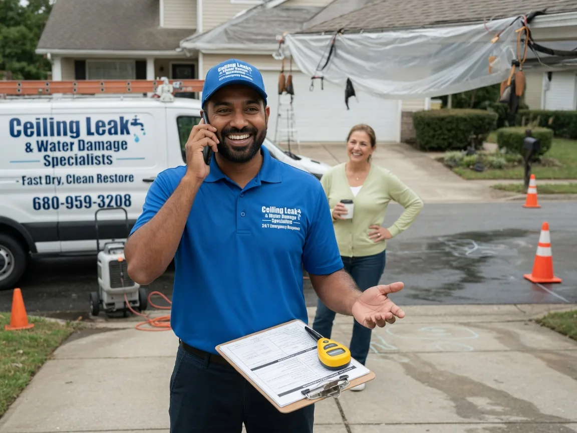 Ceiling Leak Cleanup Pinckneyville, IL FAQs